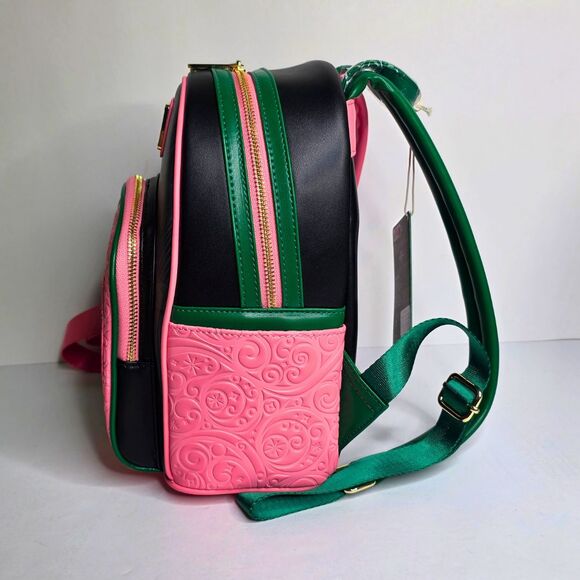 LOUNGEFLY WICKED - Glinda & Elphaba Mini-Backpack Limited Edition - NEW - Picture 3 of 8